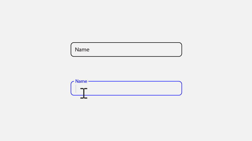 CSS only floating label