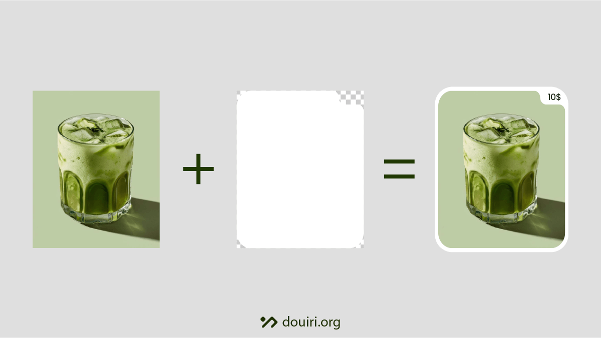 diagram explains how adding an mask layer creates inverted border-radius