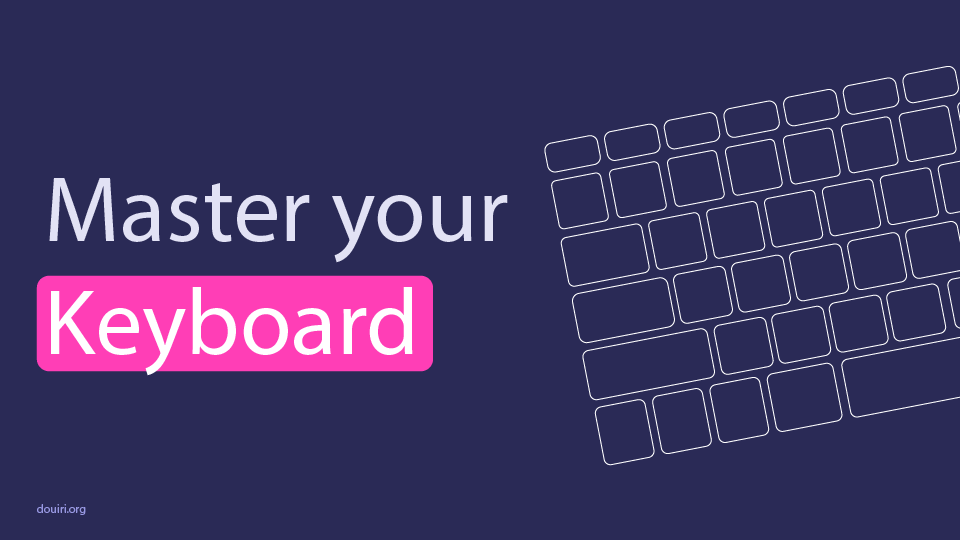 master your keyboard article poster